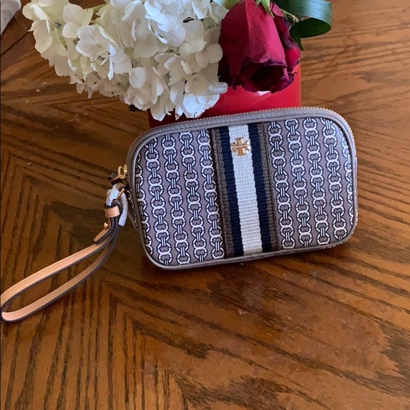 Tory Burch Canvas Wristlet - Picture 2 of 6